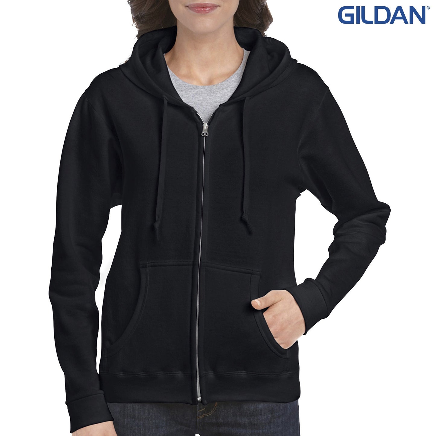 18600FL Ladies Zip Hoody