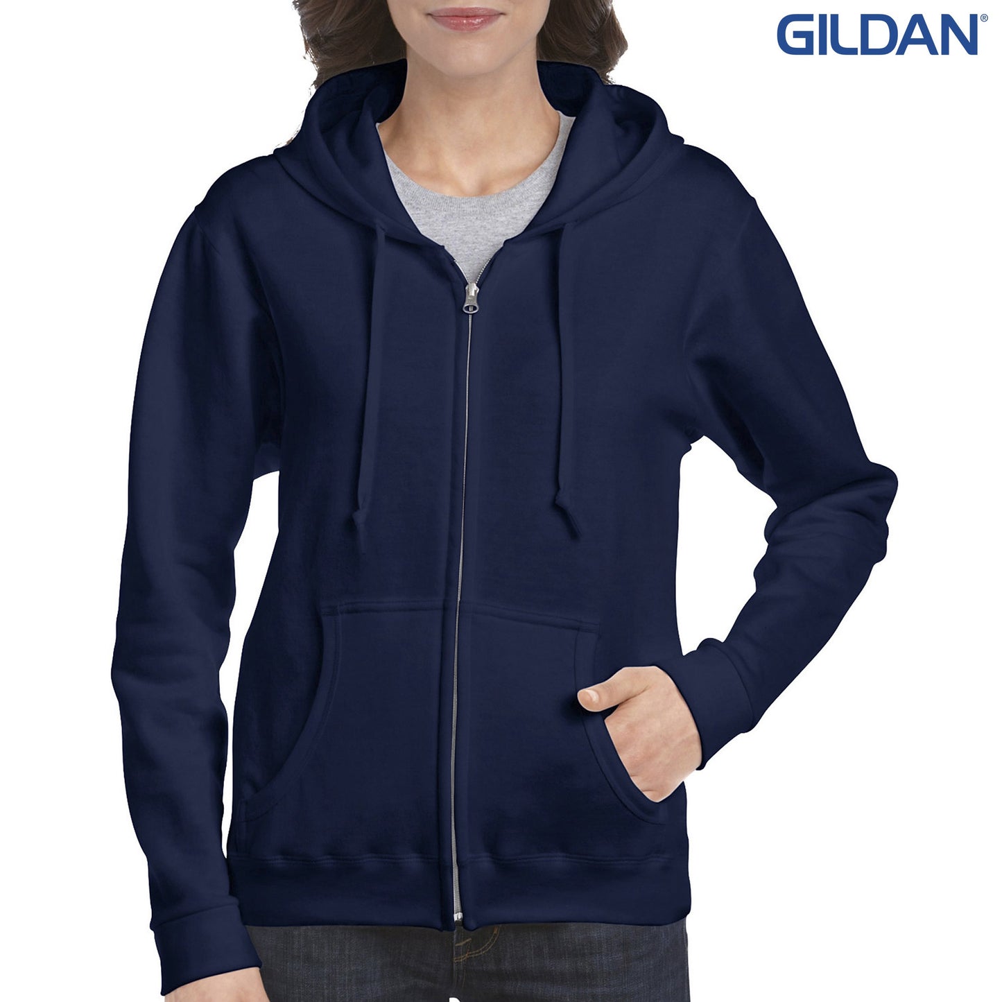 18600FL Ladies Zip Hoody