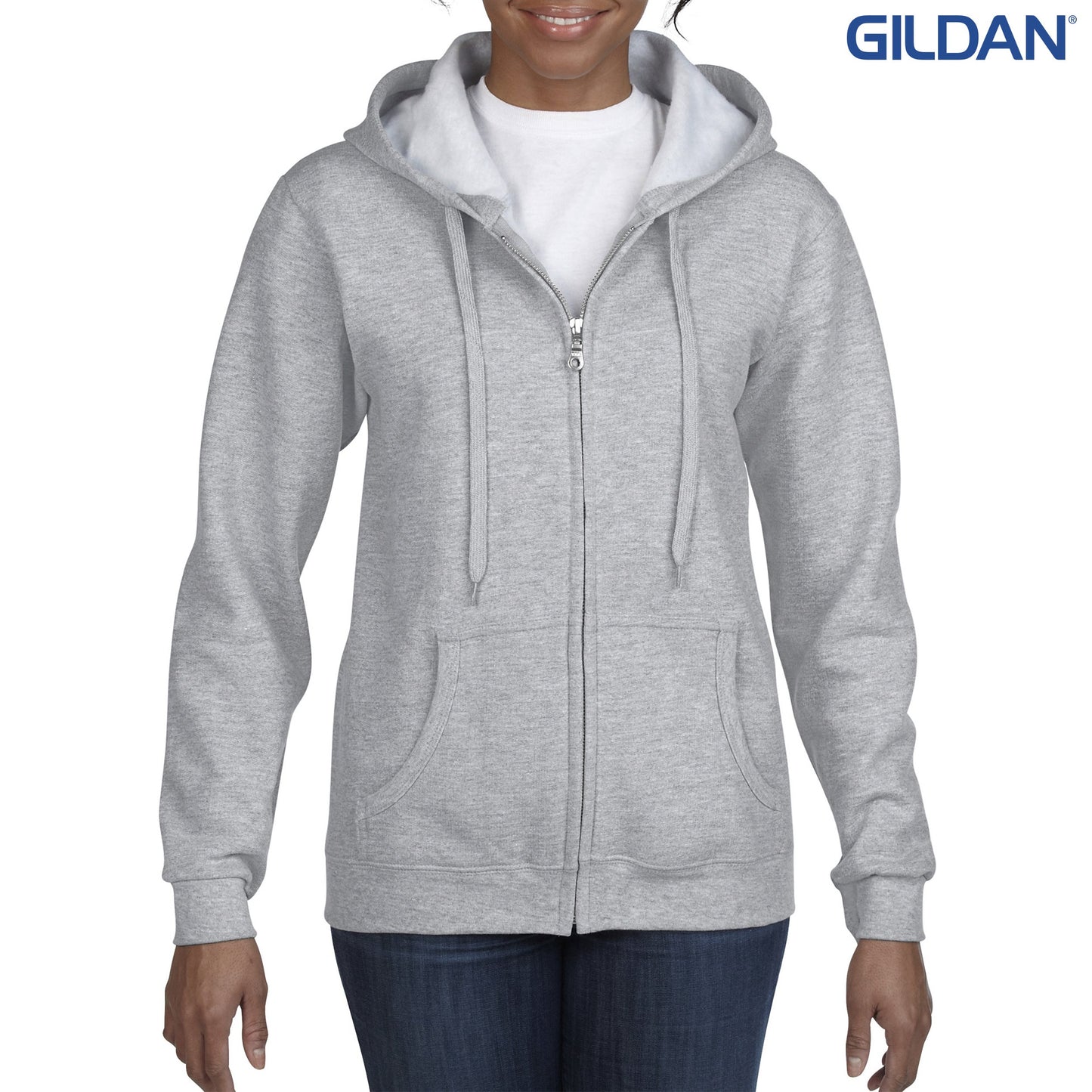 18600FL Ladies Zip Hoody