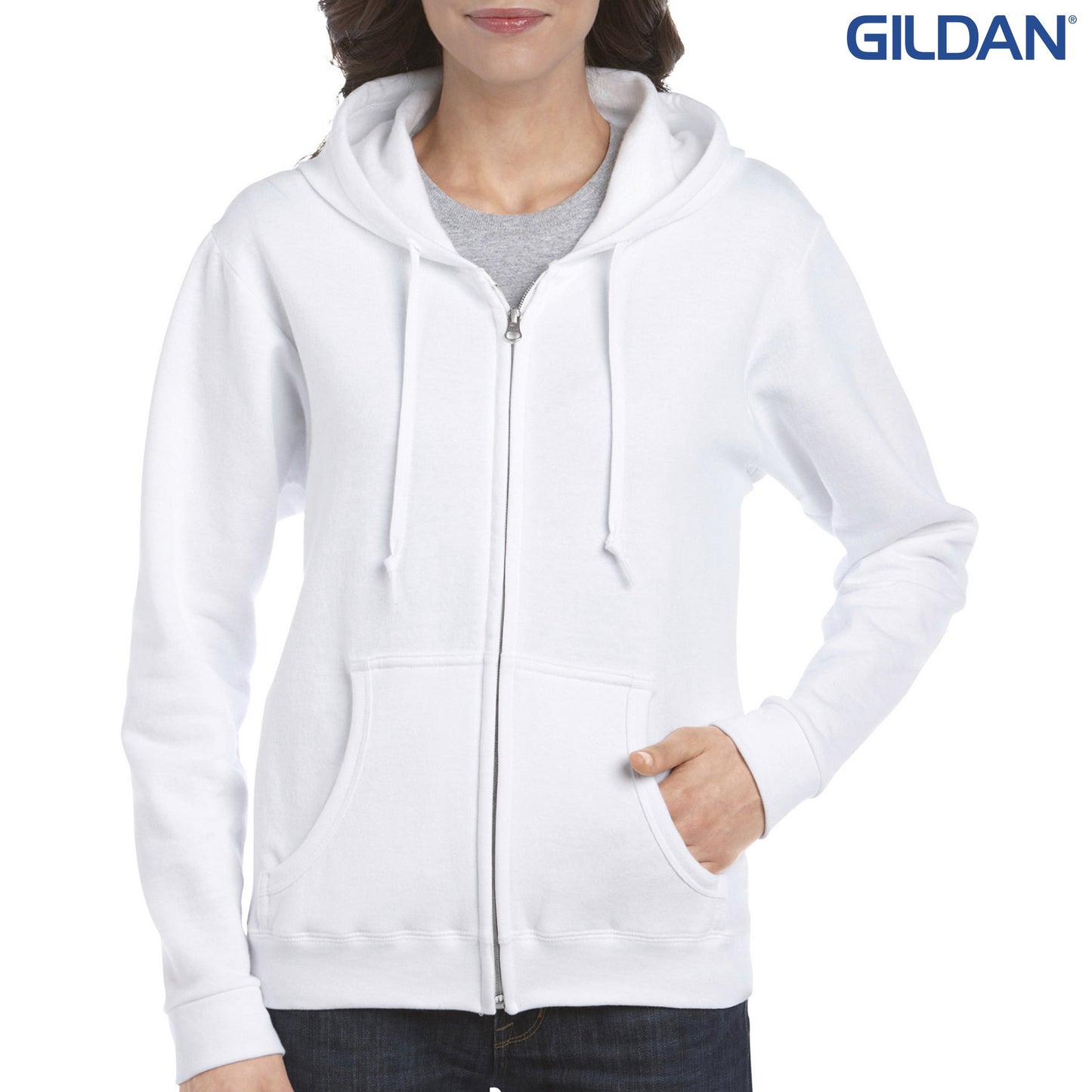 18600FL Ladies Zip Hoody