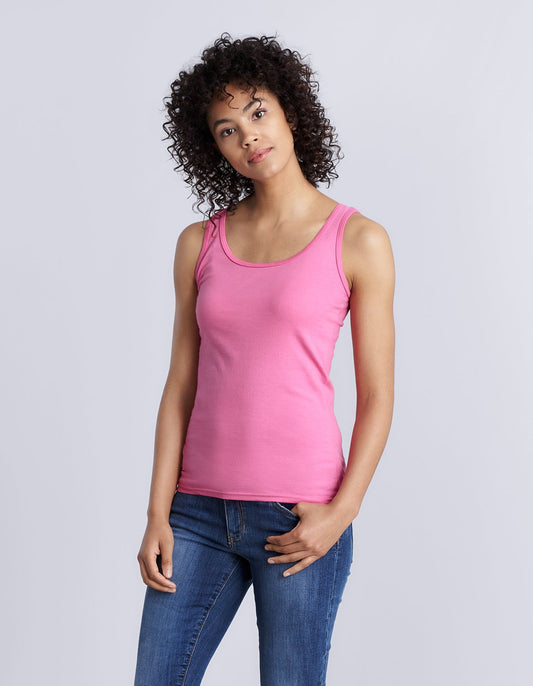 64200L Ladies  Ring Spun 155gsm Tank