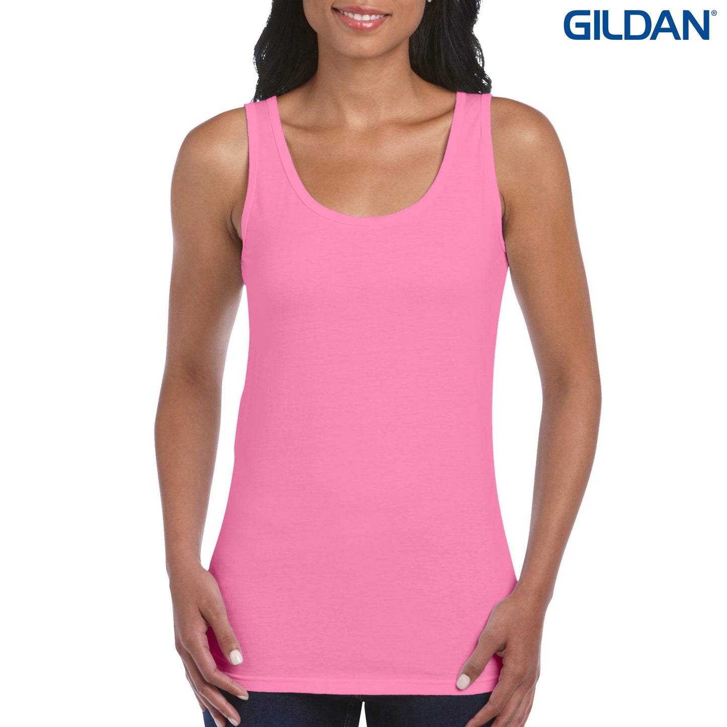 64200L Ladies  Ring Spun 155gsm Tank