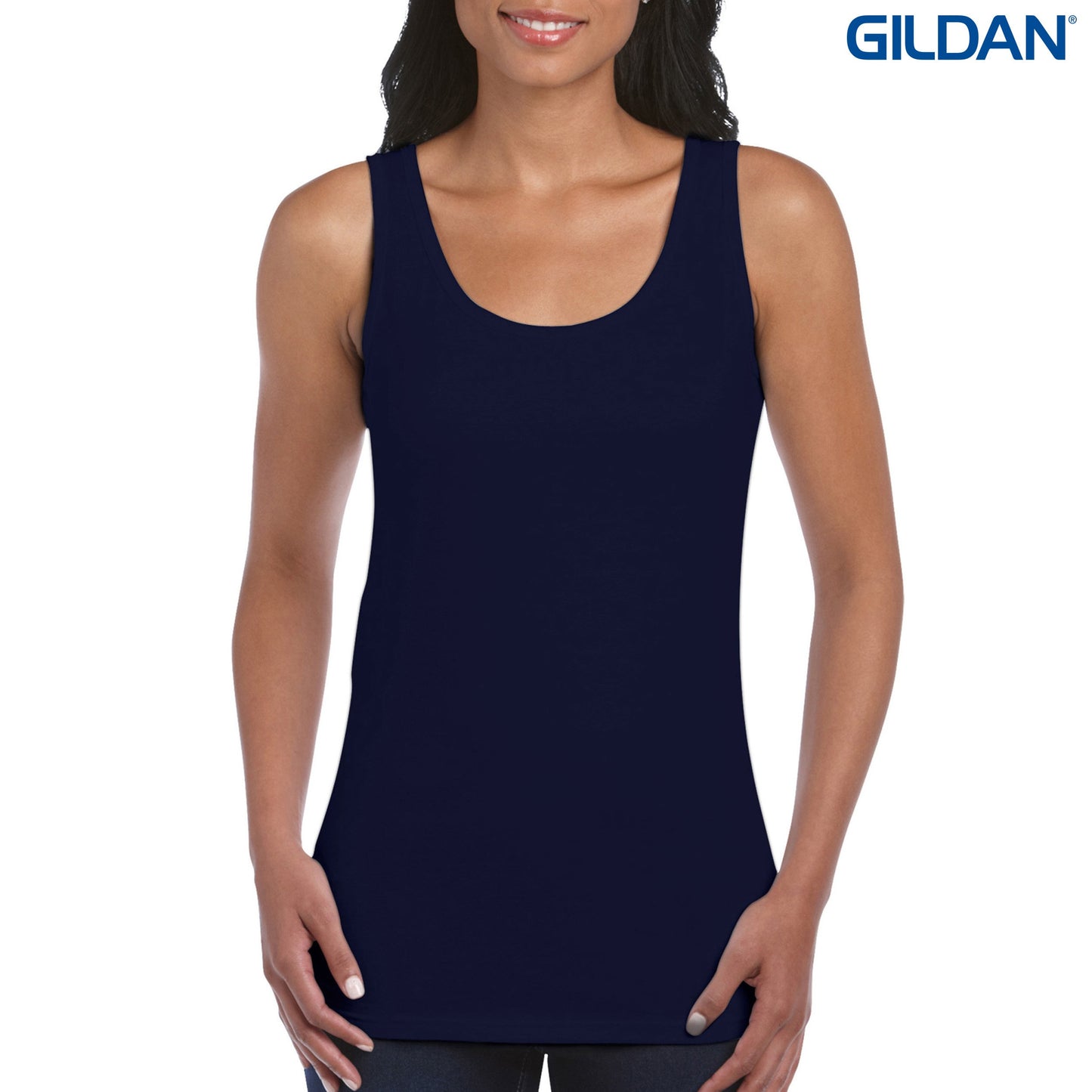 64200L Ladies  Ring Spun 155gsm Tank