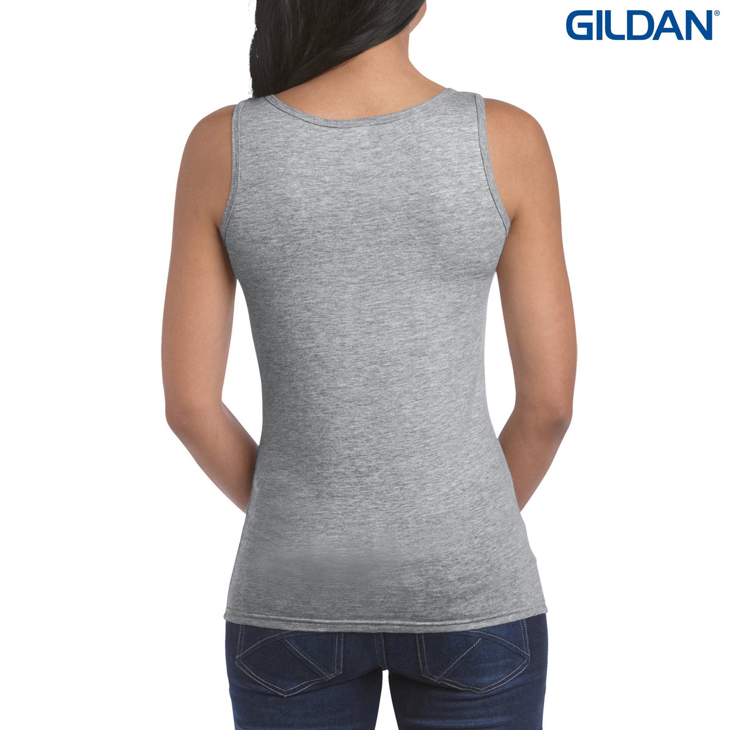 64200L Ladies  Ring Spun 155gsm Tank