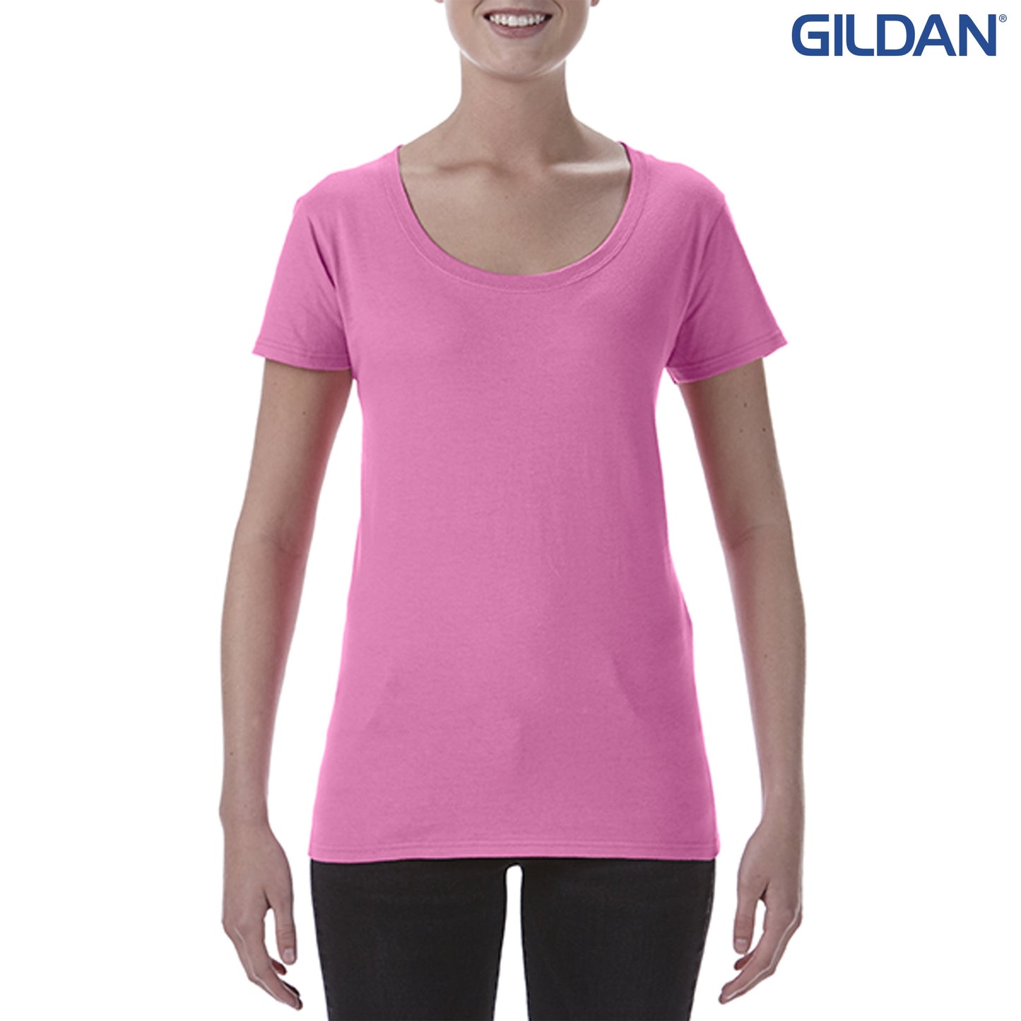 64550L Ladies R/Spun Scoop T