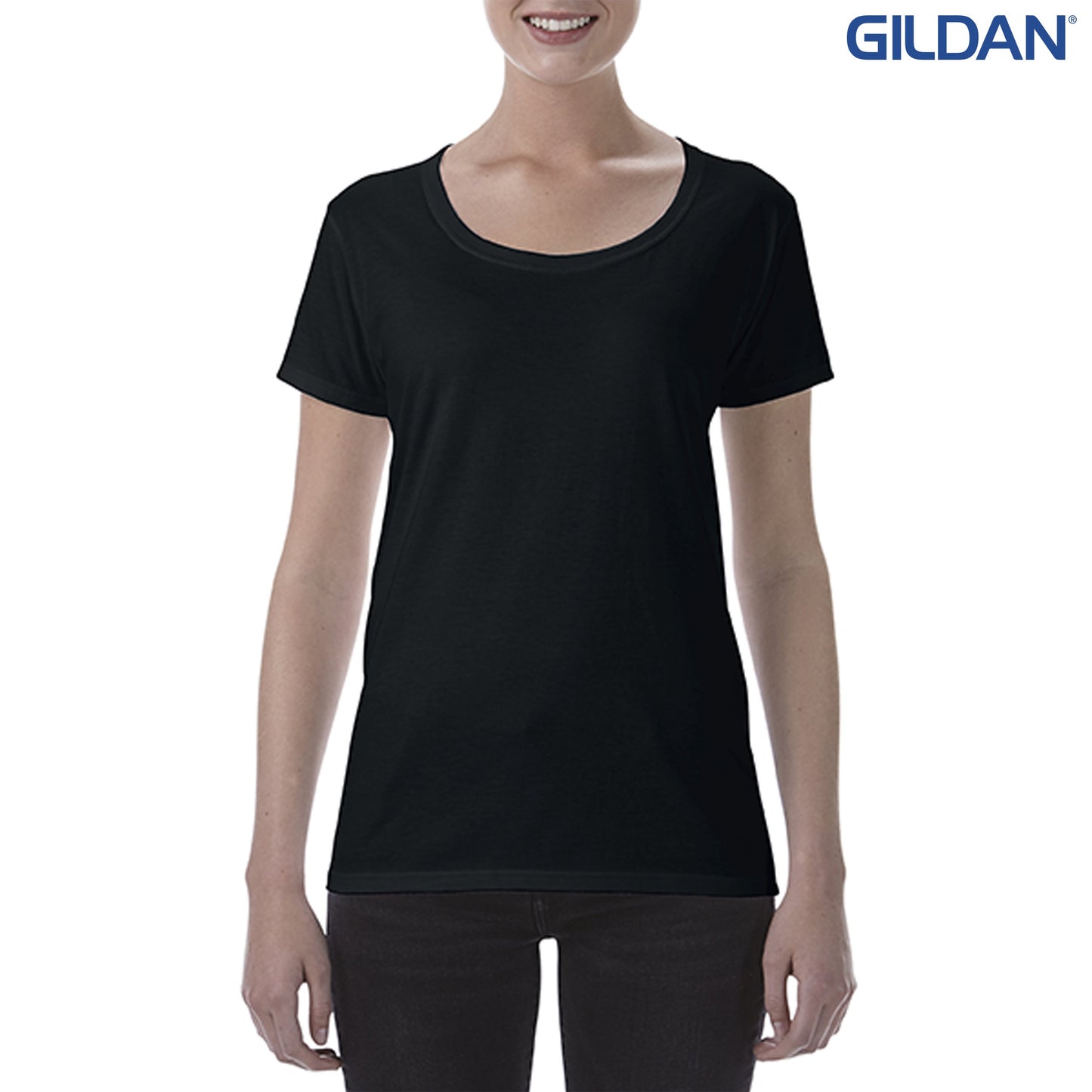 64550L Ladies R/Spun Scoop T