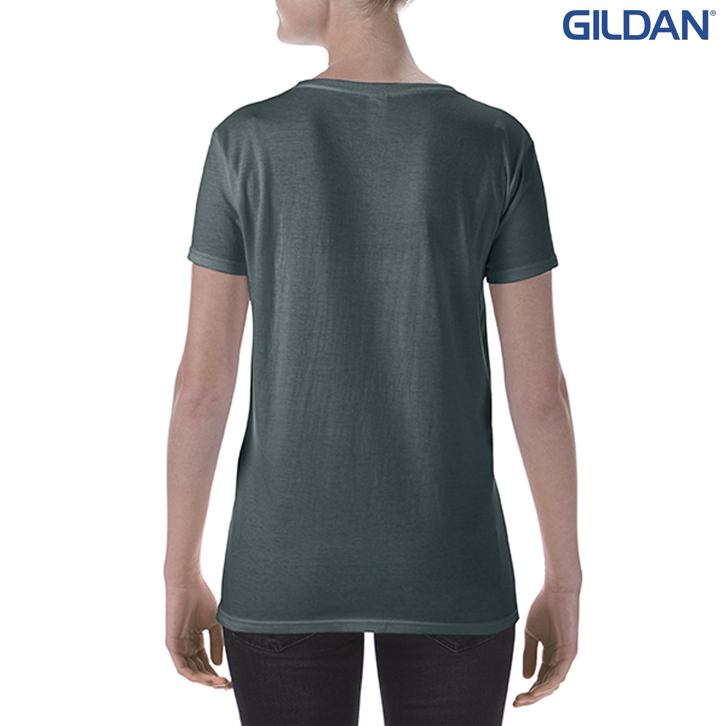 64550L Ladies R/Spun Scoop T