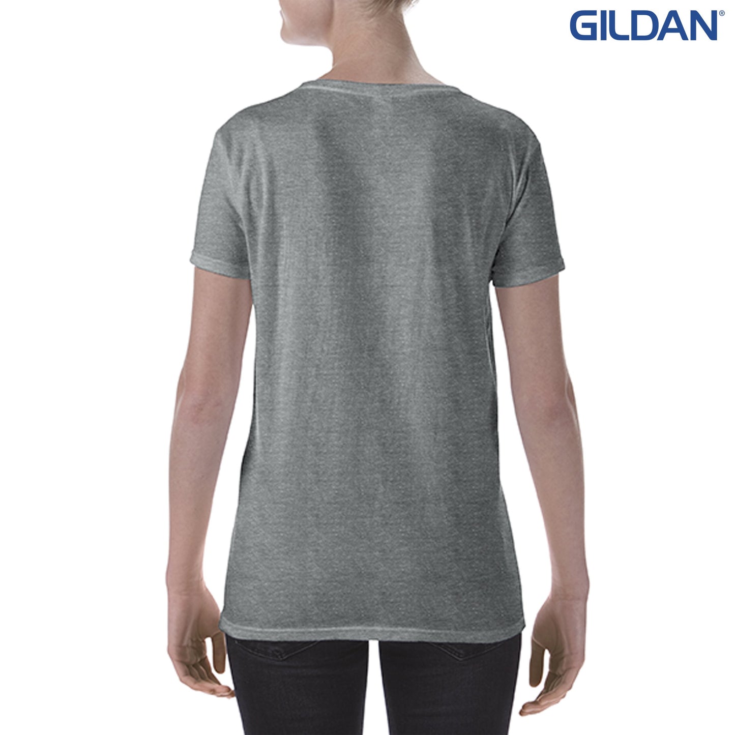 64550L Ladies R/Spun Scoop T