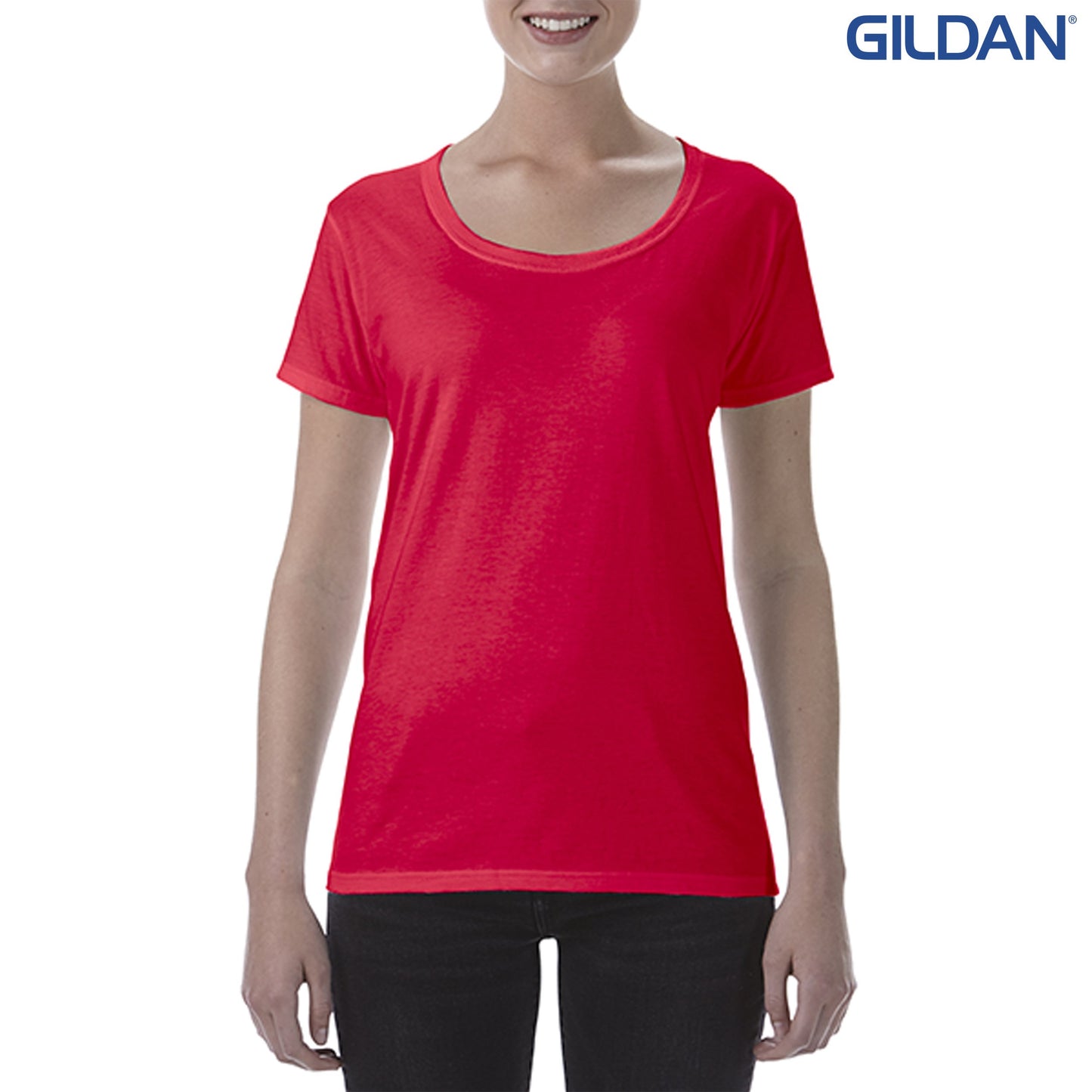 64550L Ladies R/Spun Scoop T