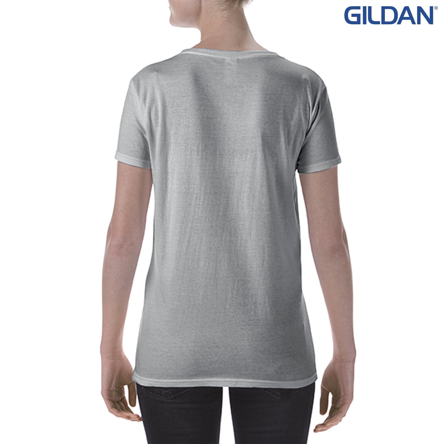 64550L Ladies R/Spun Scoop T