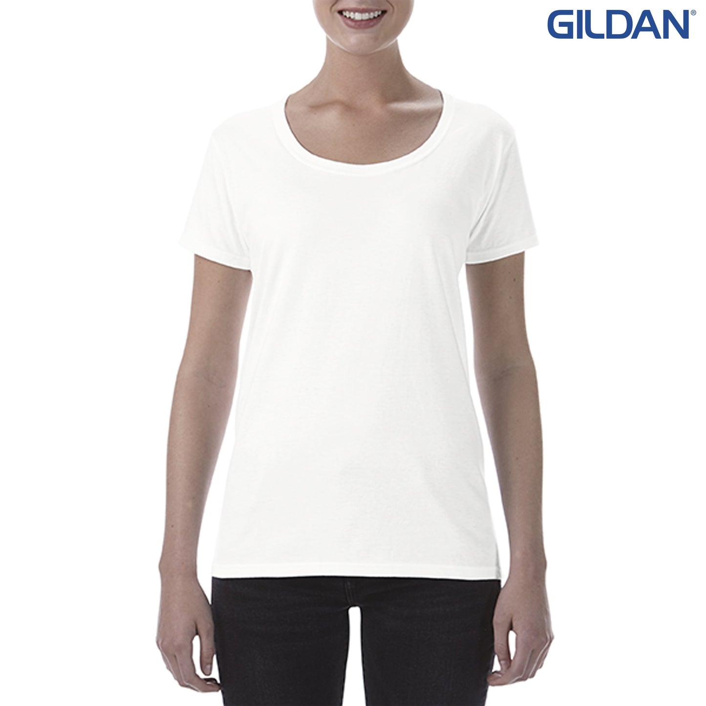 64550L Ladies R/Spun Scoop T