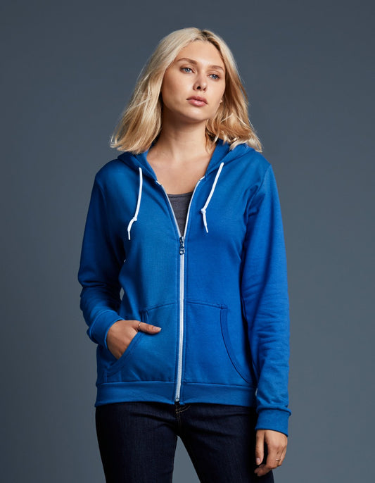 71600FL Anvil Ladies Fashion Zip Hood