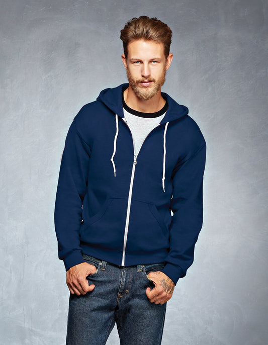 71600 Anvil Fashion Zip Hood