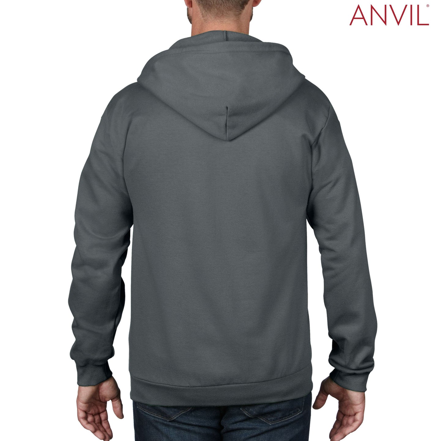 71600 Anvil Fashion Zip Hood