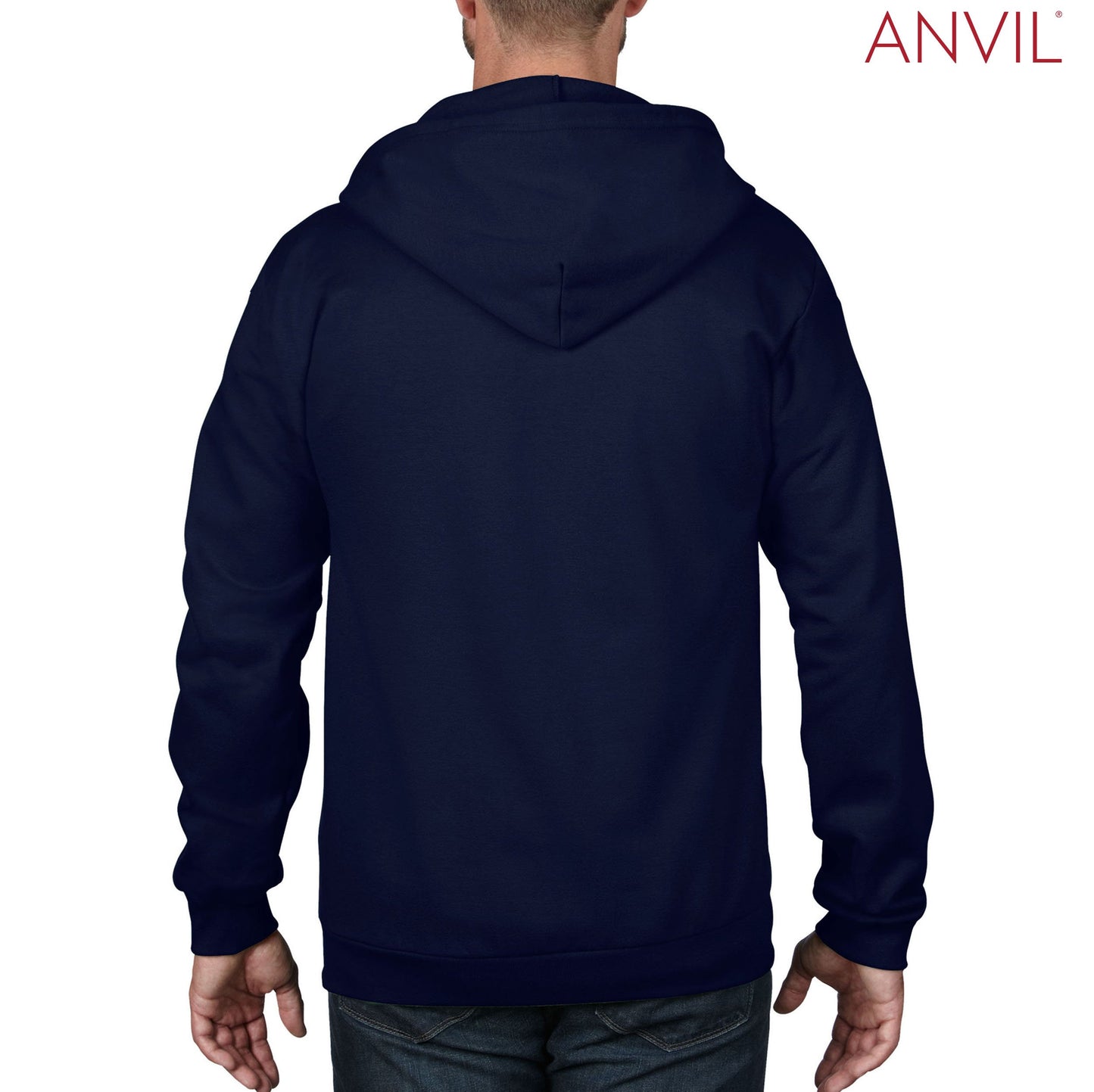 71600 Anvil Fashion Zip Hood