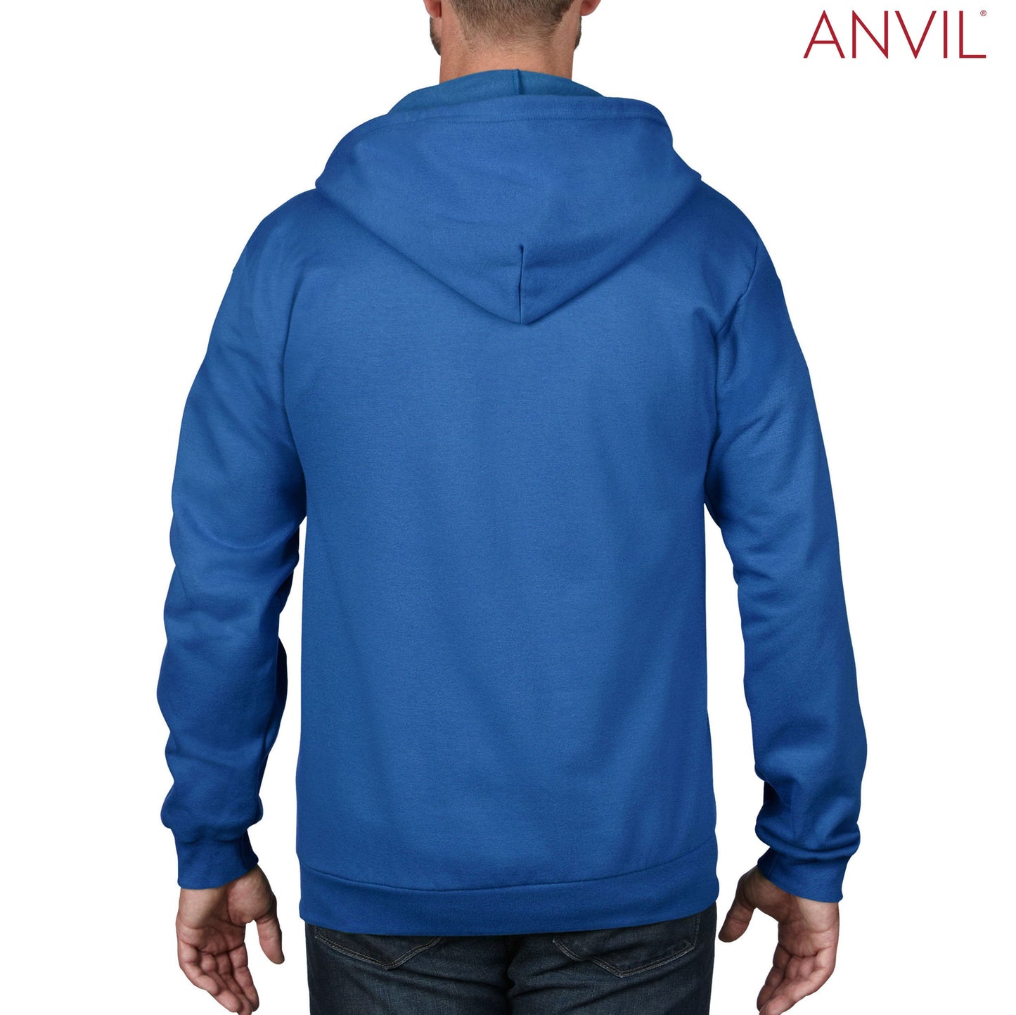 71600 Anvil Fashion Zip Hood