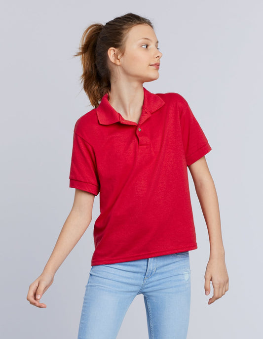 72800B DryBlend Youth Dbl Pique Polo