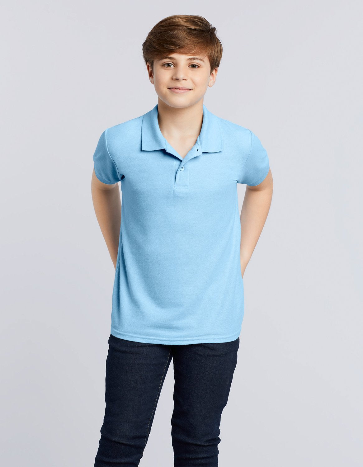 72800B DryBlend Youth Dbl Pique Polo