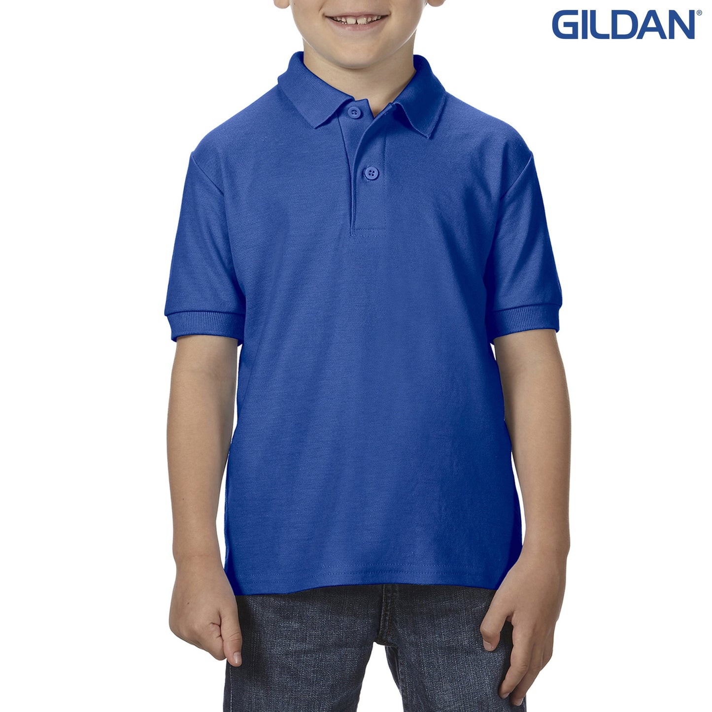 72800B DryBlend Youth Dbl Pique Polo