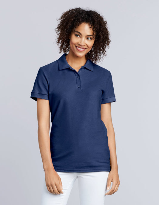82800L Ladies 100% Cotton Dbl PiquePolo