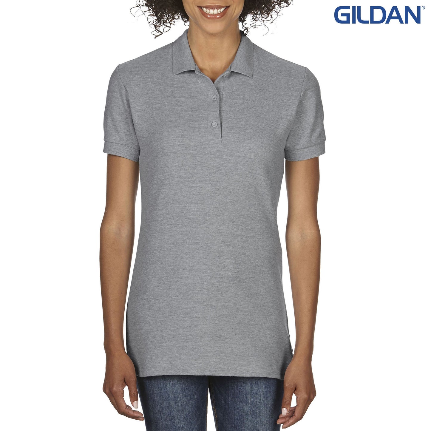 82800L Ladies 100% Cotton Dbl PiquePolo