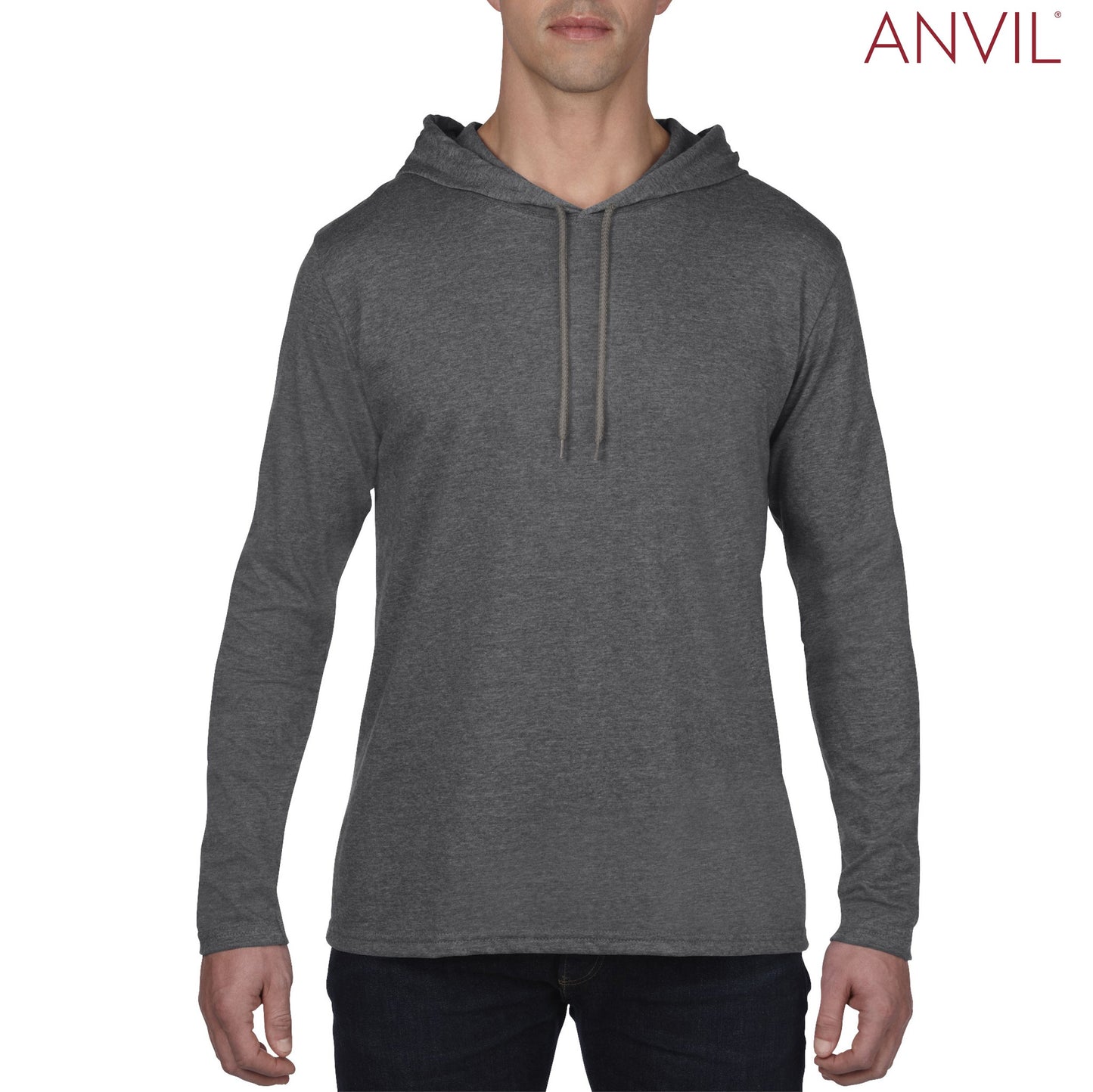 987 Anvil Hooded L/S T