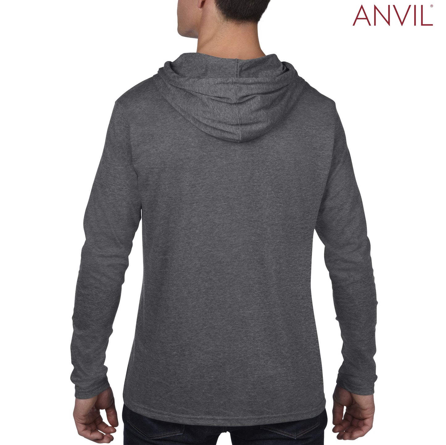 987 Anvil Hooded L/S T