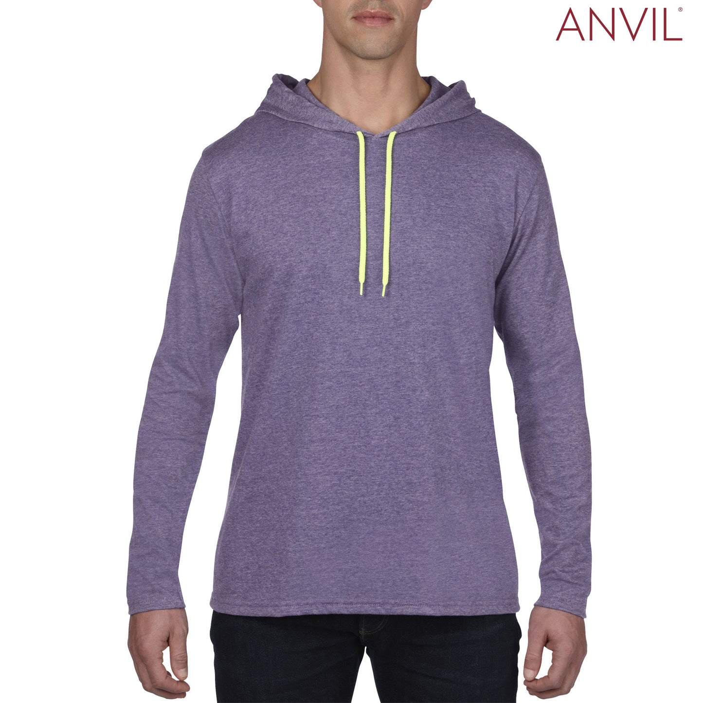 987 Anvil Hooded L/S T