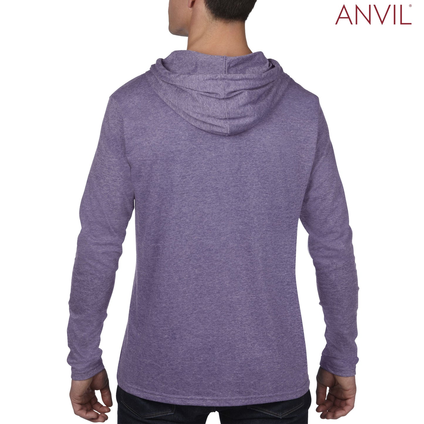 987 Anvil Hooded L/S T