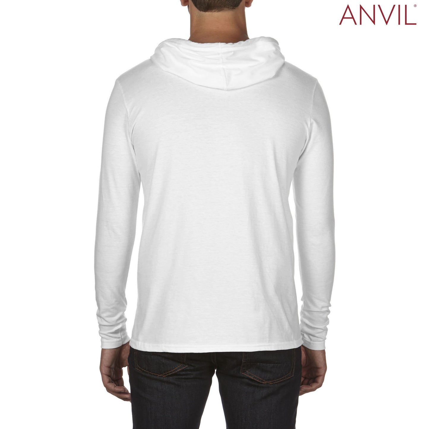 987 Anvil Hooded L/S T